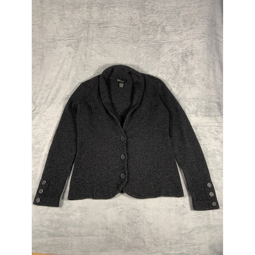 Evelyn Sweater Cashmere Womens L Gray Long Sleeve